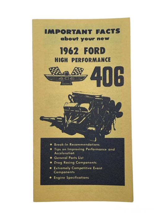 OWNERS MANUAL - 62 GLX 390 HI PERFORMANCE SUPPLEMENT
