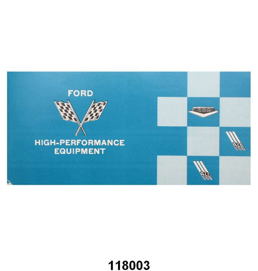 OWNERS MANUAL - 64-66 289HP/427/428 SUPPLEMENT