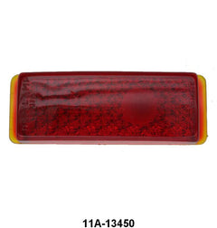 TAIL LIGHT LENS - 41 PASS, 46-48 SPOTSMAN, 48-56 PANEL, GLASS