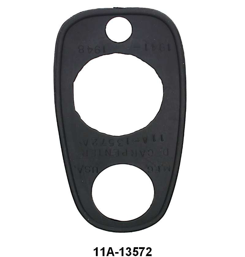 TRUNK LID HANDLE PAD - 41-48 PASS EXCEPT WAGON, 46-48 SPORTSMAN