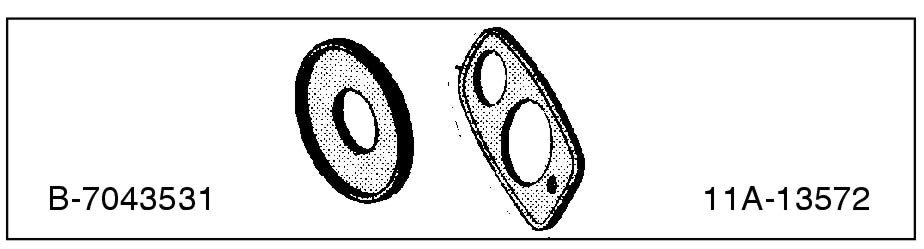 TRUNK LID HANDLE PAD - 41-48 PASS EXCEPT WAGON, 46-48 SPORTSMAN