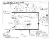 UNDER DASH TO ENGINE WIRES (COWL HARNESS) - 41 PASS/MERCURY