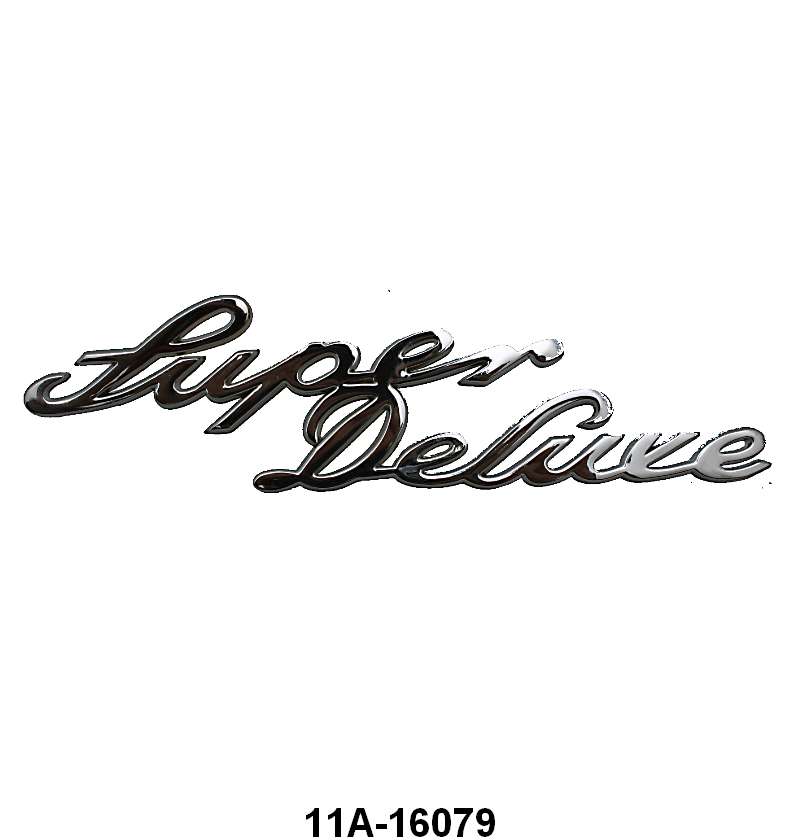 FRONT FENDER EMBLEM - 41-42 PASS "SUPER DELUXE"