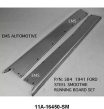SMOOTH STEEL RUNNING BOARDS - 41 PASS & MERC