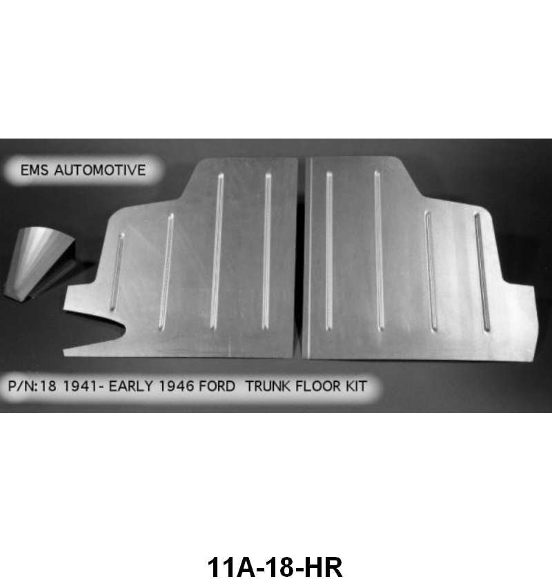 REPLACEMENT TYPE TRUNK FLOOR - 41 EARLY 46 PASS/MERC WITH TOOL BOX