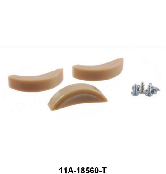 HOT WATER HEATER DOOR KNOBS - 41 PASS, 41 PICKUP TAN 3 PIECES