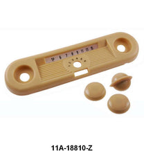 RADIO COVER, KNOBS & SELECTOR KIT - 41 PASSENGER ZENITH 4 PIECES