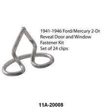 WINDOW REVEAL MOLDING CLIPS - 41-46 CPE/2DR SDN CURVED 24 pcs