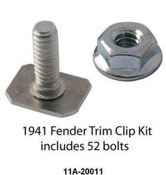 FENDER TRIM CLIPS - 41 PASS SET OF 52