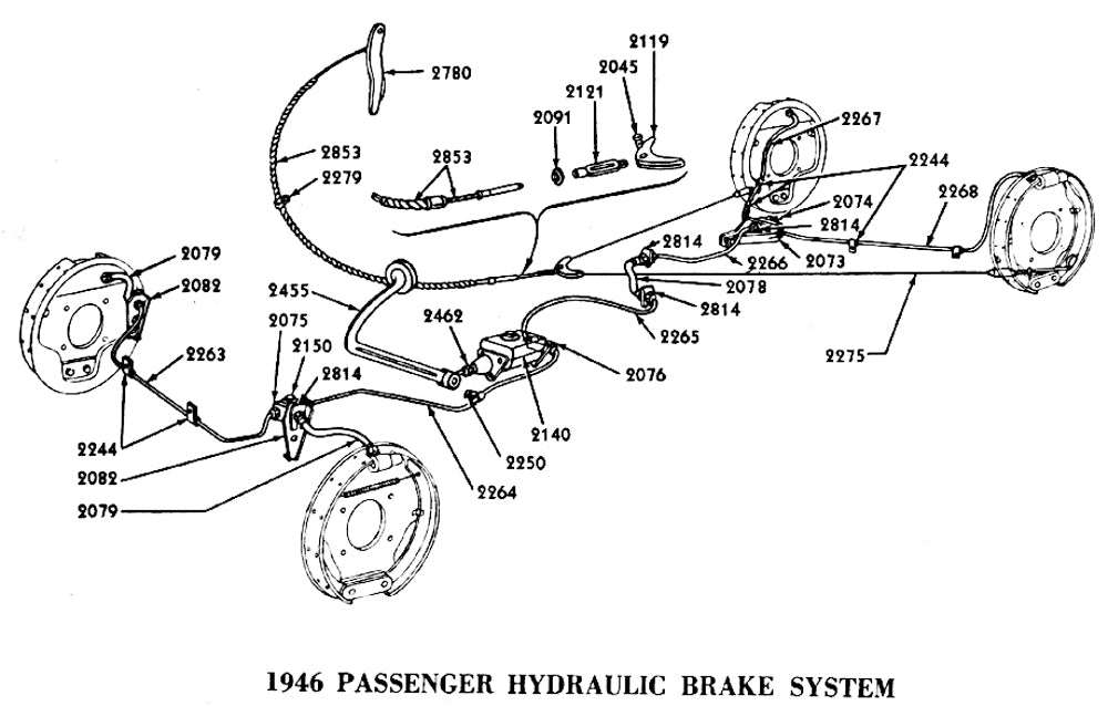 FRONT BRAKE CABLE ANTI-RATTLER - 41-48 PASS/MERCURY