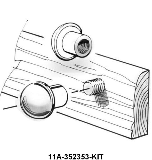 BLIND NUT KITS - 41-48 FORD/MERC WAGON, 70 PIECES