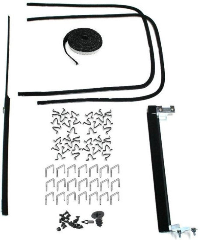 STAINLESS WINDOW CHANNEL KIT - 41-42 SHORT DOOR CPE/4DR SDN W/THREADED HOLES