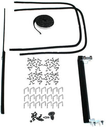 STAINLESS WINDOW CHANNEL KIT- 41-42 SHORT DOOR CPE/4DR SDN W/SLOTTED HOLES