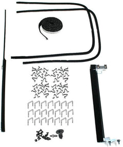 STAINLESS WINDOW CHANNEL KIT- 41-42 SHORT DOOR CPE/4DR SDN W/SLOTTED HOLES