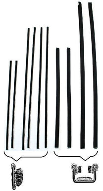 STAINLESS WINDOW CHANNEL KIT- 41 PASS/MERC CONV