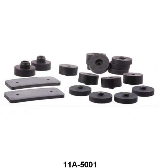 BODY TO FRAME PAD KIT - 41 COUPE & SEDAN