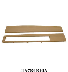 PLASTIC DASH PANELS - 41 PASSENGER TAN WITHOUT HOLE FOR CLOCK