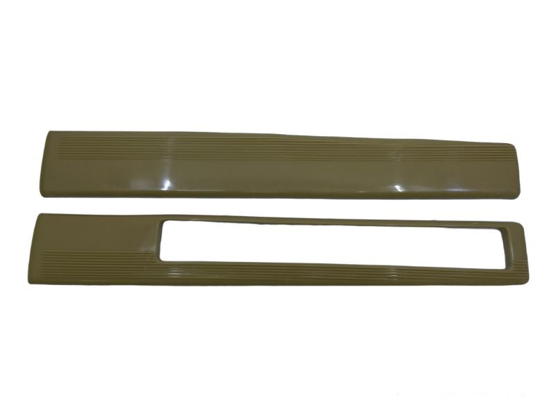 PLASTIC DASH PANELS - 41 PASSENGER YELLOW WITHOUT HOLE FOR CLOCK