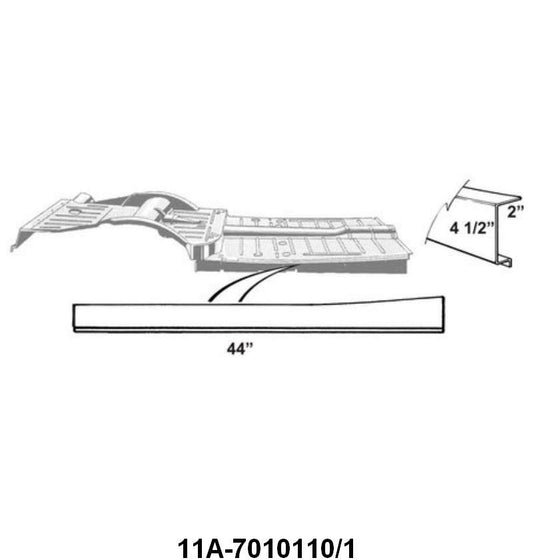 OUTER ROCKER PATCH PANEL - 41-48 ALL 2DR PASSENGER
