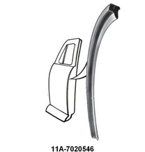 BACK EDGE OF DOOR SEAL - 41-48 PASSENGER, MERCURY COUPE, 2-DOOR SEDAN