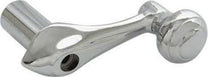 VENT WINDOW CRANK HANDLE - 41-48 CPE/SDN ALL CHROME 1-1/8" LONG SHAFT