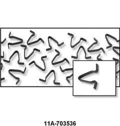 WINDOW FELT FASTENERS - 41-48 PASS/MERC 