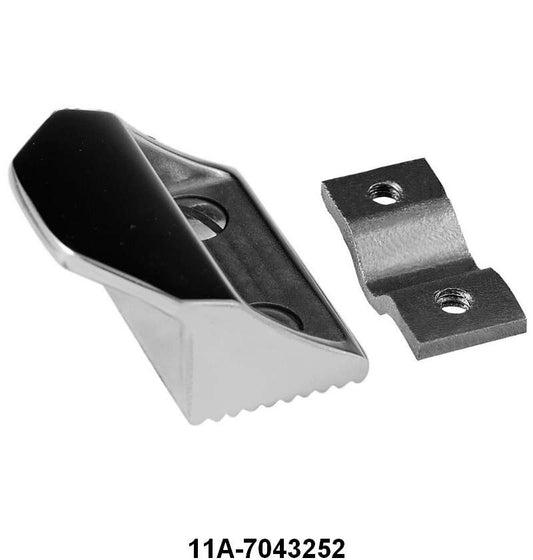 STAINLESS TRUNK LID STRIKER PLATES - 41-48 FORD, MERCURY SEDAN