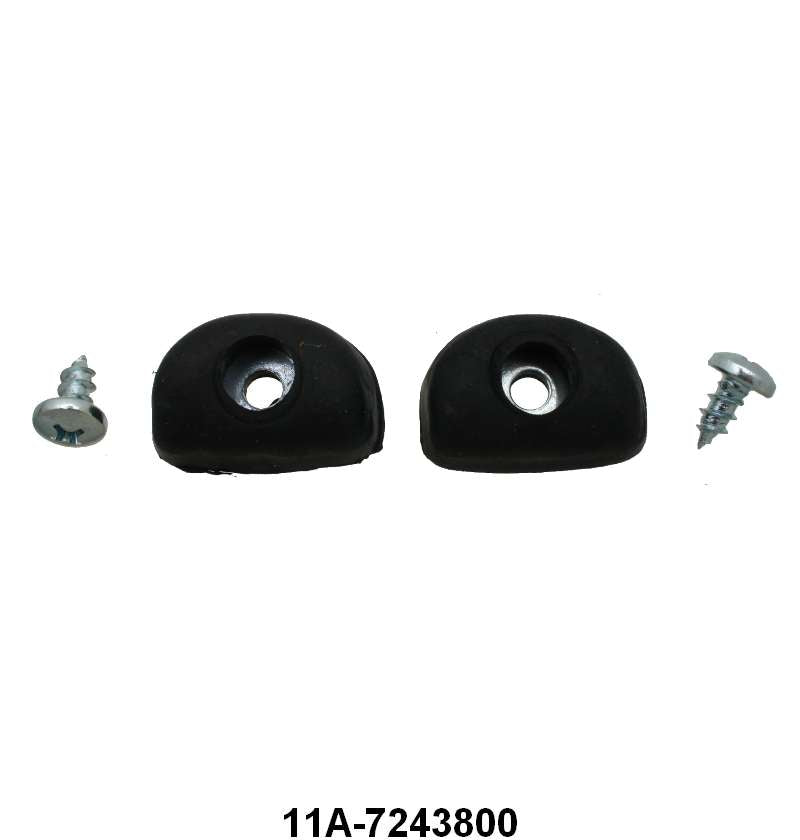 TRUNK LID BUMPERS - 41-48 COUPE, CONVERTIBLE