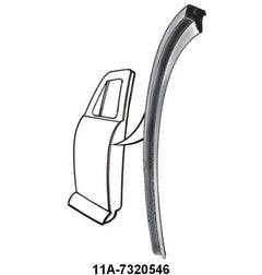 BACK EDGE OF DOOR SEAL - 41-48 PASSENGER/MERCURY/4-DOOR SEDAN