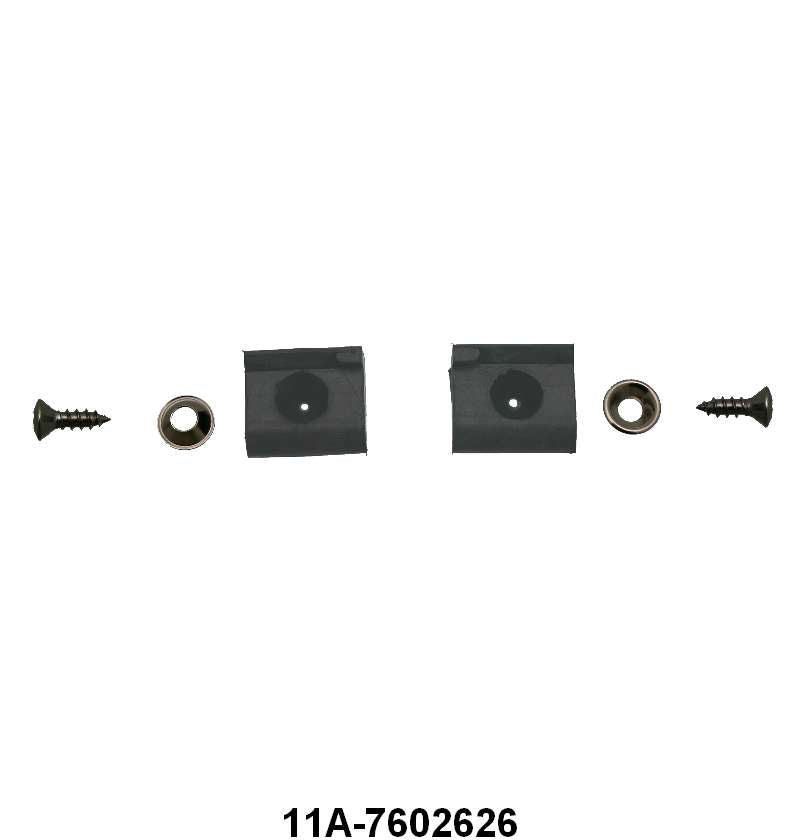 DOOR GLASS TO WINDSHIELD POST SEAL - 41-48 CONVERTIBLE, ENDS ONLY