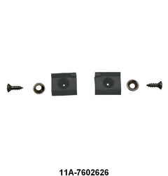 DOOR GLASS TO WINDSHIELD POST SEAL - 41-48 CONVERTIBLE, ENDS ONLY