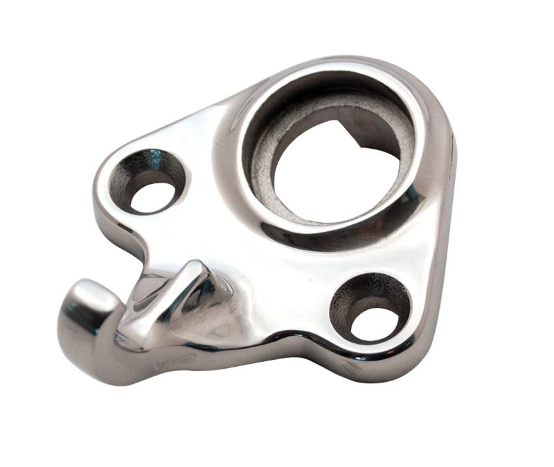SUN VISOR & HEADER BRACKET KIT STAINLESS - 41-48 CONVERTIBLE