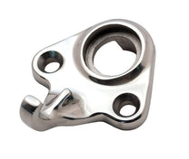 SUN VISOR & HEADER BRACKET KIT STAINLESS - 41-48 CONVERTIBLE