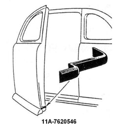 BACK EDGE OF DOOR SEAL - 41-48 PASSENGER, MERCURY, CONVERTIBLE
