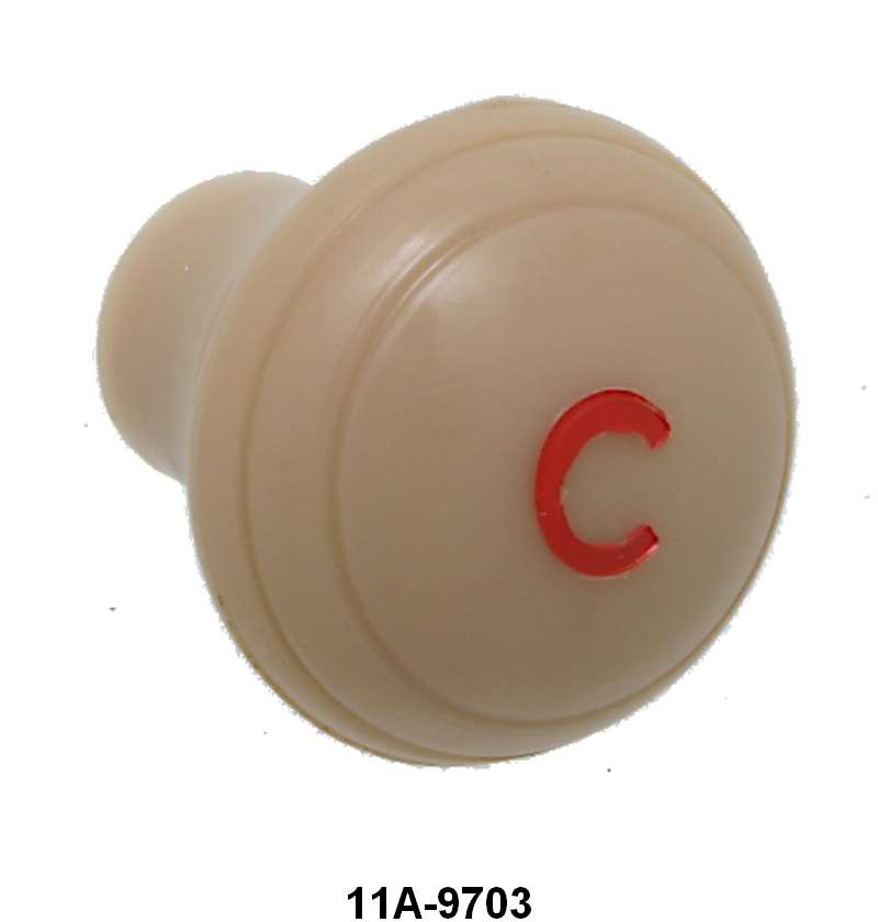 CHOKE CABLE/ROD KNOB - 41 PASS TAN