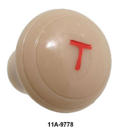 THROTTLE CABLE/ROD KNOB - 41 PASS TAN