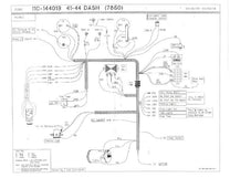 UNDER DASH TO ENGINE WIRES (COWL HARNESS) - 41-44 PICKUP V8