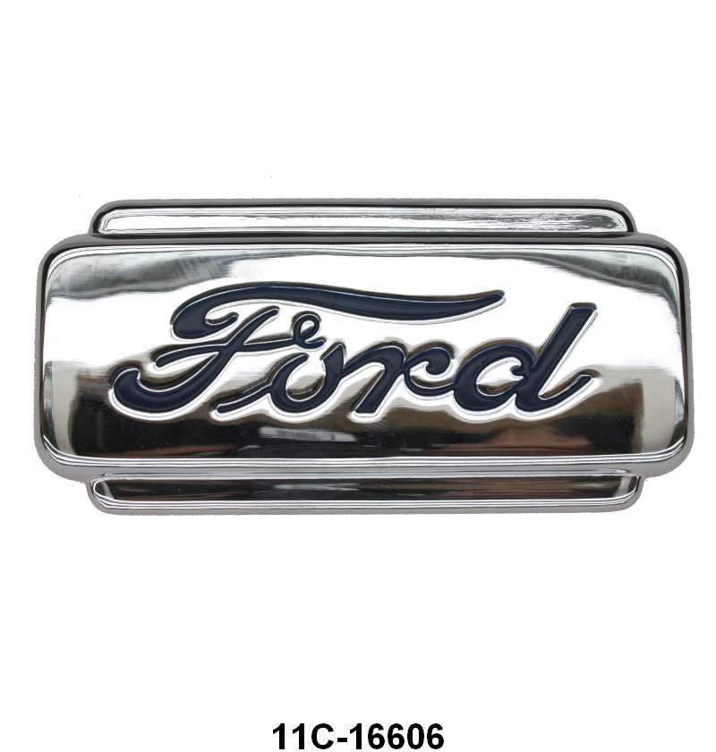 HOOD SIDE/DASH EMBLEM - 41 PICKUP "FORD" 3 REQUIRED