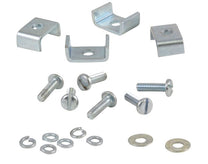 LOWER FRONT OF HOOD TRIM HARDWARE - 41 PICKUP CHROME