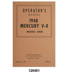OWNERS MANUAL - 48 MERCURY