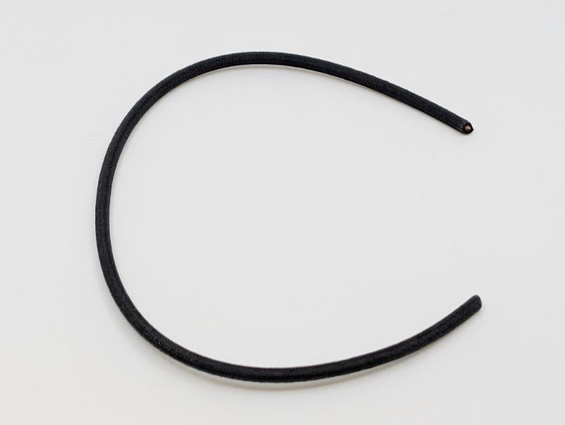 CLOTH COVERED 14 GAUGE WIRE - BLACK