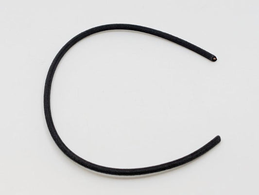 CLOTH COVERED 14 GAUGE WIRE - BLACK