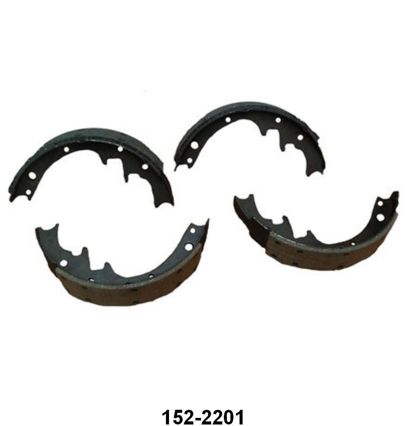REAR BRAKE SHOES - 66-71 PASS , 10" DRUM x 2" WIDE