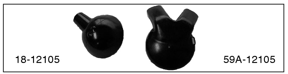 OUTER DISTRIBUTOR CAP - 32-41 PASS/PICKUP BLACK 2 REQUIRED