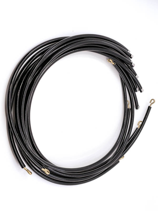 SPARK PLUG WIRE SET - 32-36 PASS/PICKUP V8 W/BRASS RING