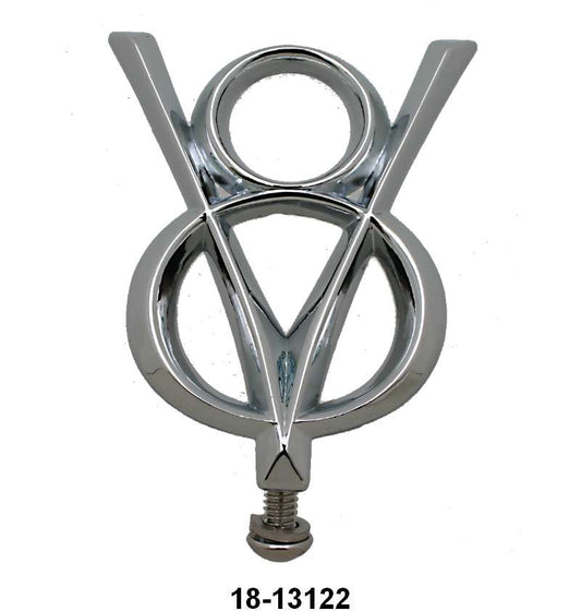 HEADLIGHT BAR EMBLEM - 32 PASS/PICKUP "V-8"