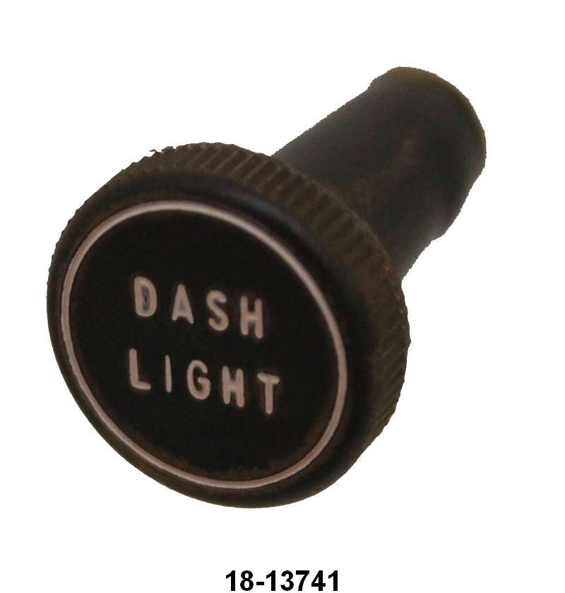 DASH LIGHT SWITCH KNOB - 32 4cyl & V8 MAHOGANY