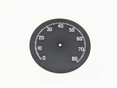 SPEEDOMETER FACE DECAL - 32 PASS, 32-34 PICKUP 80 MPH