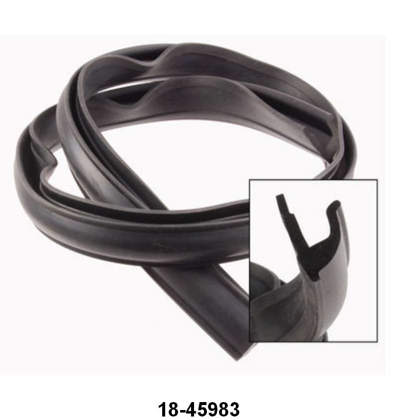 CONVERTIBLE TOP TO DOOR GLASS SEAL - 32-39 CABRIOLET,CONV, CONV SEDAN