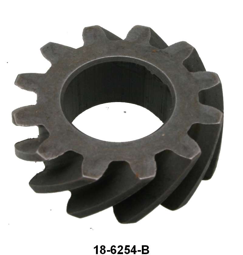 CAMSHAFT OIL PUMP DRIVE GEAR - 32-53 PASS/PICKUP V8, WITH FLAT SPOT ON GEAR